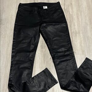 &Denim Women's Black Skinny Pants